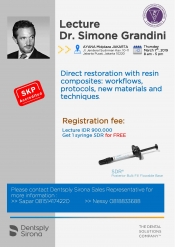 Direct restoration with resin composites: workflows, protocols, new materials and techniques.