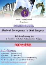 Medical Emergency in Oral Surgery
