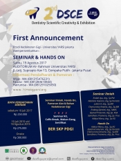 2nd DSCE (Denstistry Scientific Creativity & Exhibition)