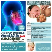 ONE DAY SEMINAR : OROFASIAL PAIN MANAGEMENT FOR GENERAL PRACTITIONER