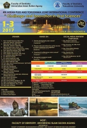 International Joint Meeting 4th Asean Plus and Tokushima Koint International Conference : Challenge and Innovation in Oral Sciences